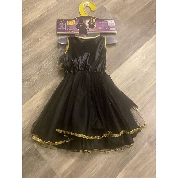 Batgirl Tutu Bat Girl Batman Superhero Fancy Dress Up Halloween SZ Small 5/6 KID - Picture 10 of 10